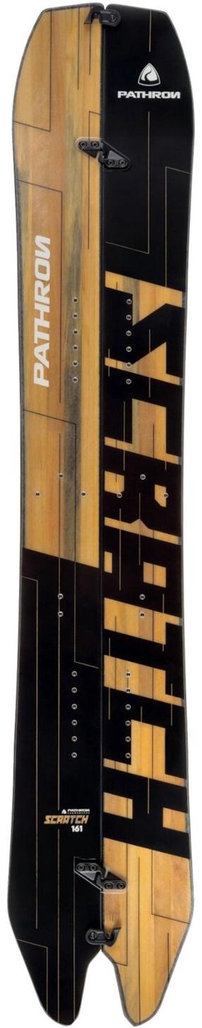 Splitboard snieglentė Pathron Scratch Split, ruda sp./juoda sp., 165 cm x 26 cm