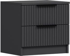 Ночной столик Kalune Design Kale Plus 7898, антрацитовый цв., 40 см x 54 см x 47 см