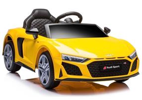 Детский электромобиль Lean Cars Audi R8 A300, желтый цв.
