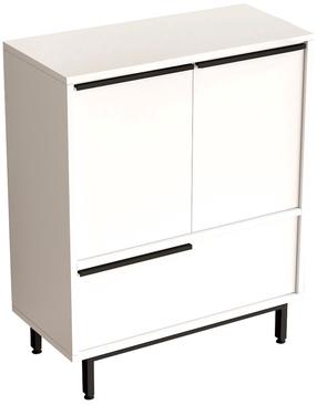 Batų spintelė Kalune Design ON8C-W, balta sp., 74.8 cm x 35.5 cm x 90.4 cm