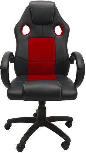 Töötool Enzo ENZO CZ-CZER, 63 x 60 x 108 - 118 cm, must v./punane v.