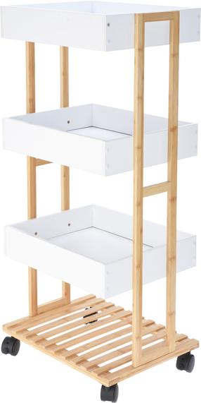 Köögikapp, pruun v./valge v., 39.5 cm x 30 cm x 87.5 cm