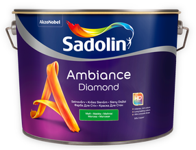 Dažai Sadolin Ambiance Diamond, balta sp., 10 l
