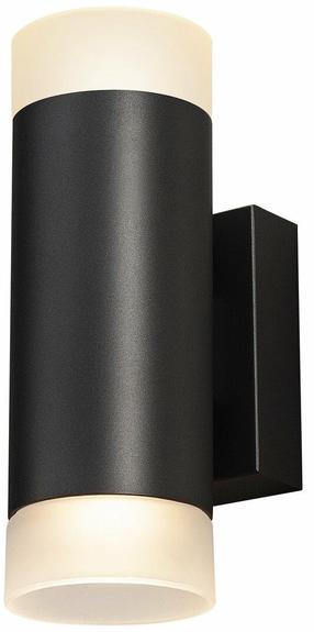 Šviestuvas sieninis SLV Astina, GU10, 1 x 10 W, juoda sp. / juoda sp.