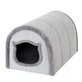 Kaķu māja Doggy Gatto Inari, pelēka krās., 51 cm x 33 cm