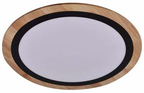 Išmanusis šviestuvas plafonas CristalRecord Hasbi 25-175-28-116, LED, 3000 - 6000 °K, 3 x 38 W, balta sp. / ruda sp., 60 x 60 cm