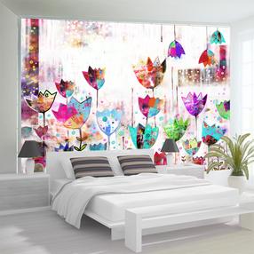 Fototapetas Artgeist Colorful Tulips, 210 cm x 300 cm
