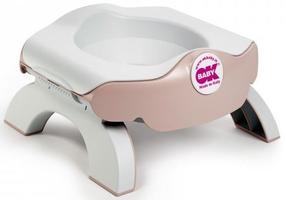 Детский горшок OkBaby Roady 3-In-1, розовый цв., 8 см x 37 см x 24.5 см