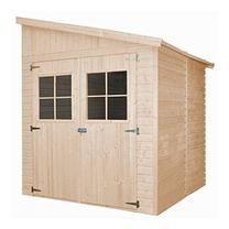 Sodo namelis Timbela M338A, 220 cm x 218 cm x 244 cm, rusva sp.