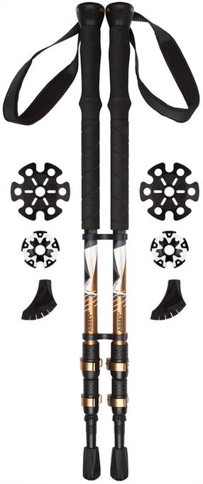 Šiaurietiško ėjimo lazda Abbey Hiking Cane Adjustable Set Santiago-135