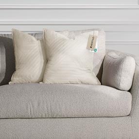 Dekoratyvinės pagalvėlės užvalkalas Restilo Softa, smėlio, 45 cm x 45 cm, 2 vnt.