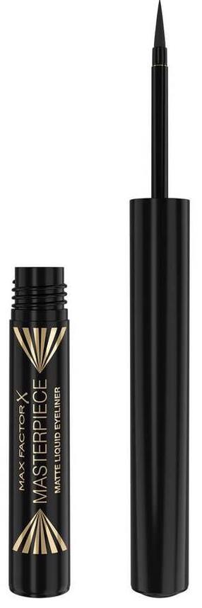 Acu laineris Max Factor Masterpiece Matte Liquid, 1.7 ml, melna krās. 01 black