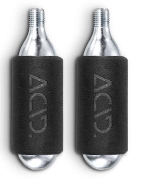 Kasetė ACID CO2, metalas, sidabro sp./juoda sp., 2 vnt.