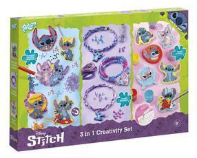 Deimantinė mozaika Totum Disney Stitch 3in1, įvairių spalvų