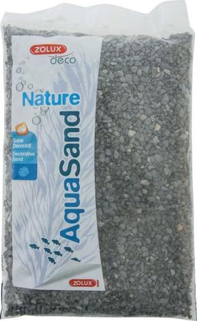 Grunts Zolux AquaSand Nature 346487, 12 kg, melna krās.