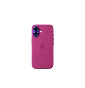 Telefona vāciņš Apple Silicone Case with MagSafe MYY53ZM/A, fuchsia krās.