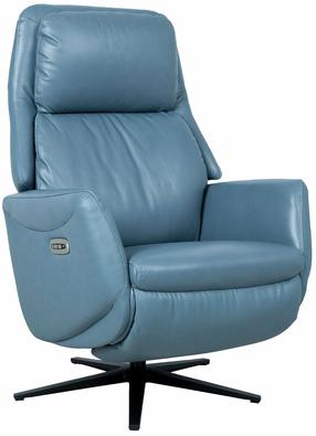 Atlošiamas krėslas Home4you Damiano 56214, mėlynas, 84 cm x 72 cm x 116 cm