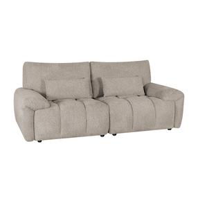 Sofa Home4you Barbara, šviesiai ruda sp., 210 x 100 cm x 89 cm