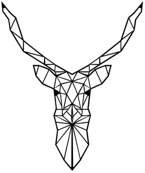 Seinadekoor Wallity Deer, 50 cm x 60 cm