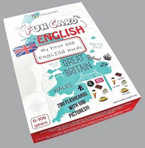 Kortų žaidimas Creativo Fun Card English My First 600 English Words 381056, EN