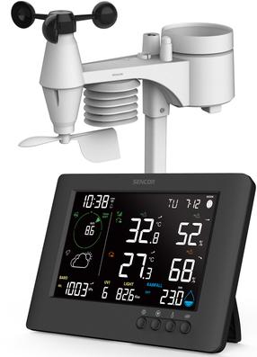 Meteoroloģiskā stacija ar ārējo sensoru Sencor SWS 10500