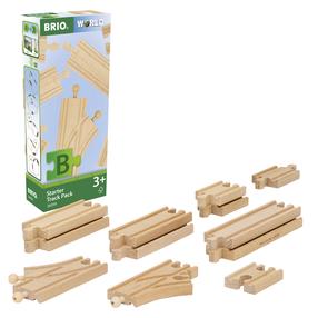Traukinių bėgiai Brio World Starter Track 36099, ruda sp.