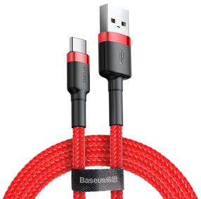 Vads Baseus CATKLF-C09, USB/USB-C, 200 cm, sarkana krās.