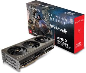 Видеокарта Sapphire Nitro+ SAPPHIRE NITRO+ AMD Radeon RX 9070 XT OC Crimson Desert Edition 11348-10-20G, 16 ГБ, GDDR6