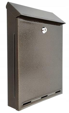 Postkast A4 373, kuldne v., 6 cm x 22.5 cm x 34.5 cm