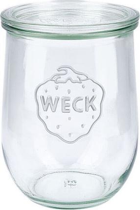 Toidu säilitamise konteinerite komplekt Jata Weck, 1 l, läbipaistev v.