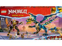 Konstruktorius LEGO® NINJAGO® Stichijų drakonas prieš Imperatorės robotą 71796, 1038 vnt.