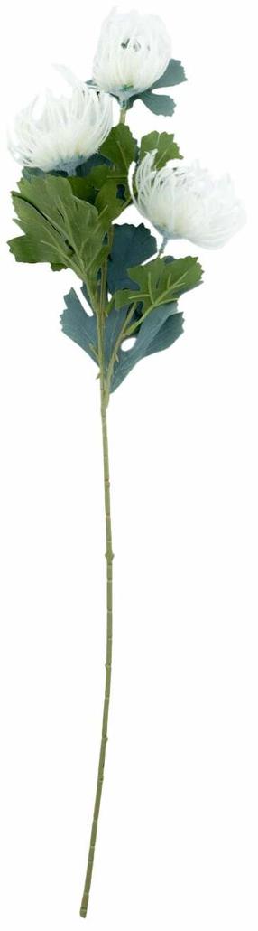 Mākslīgie ziedi Home4you Flowerly Mimosa, balta krās./zaļa krās., 67 cm