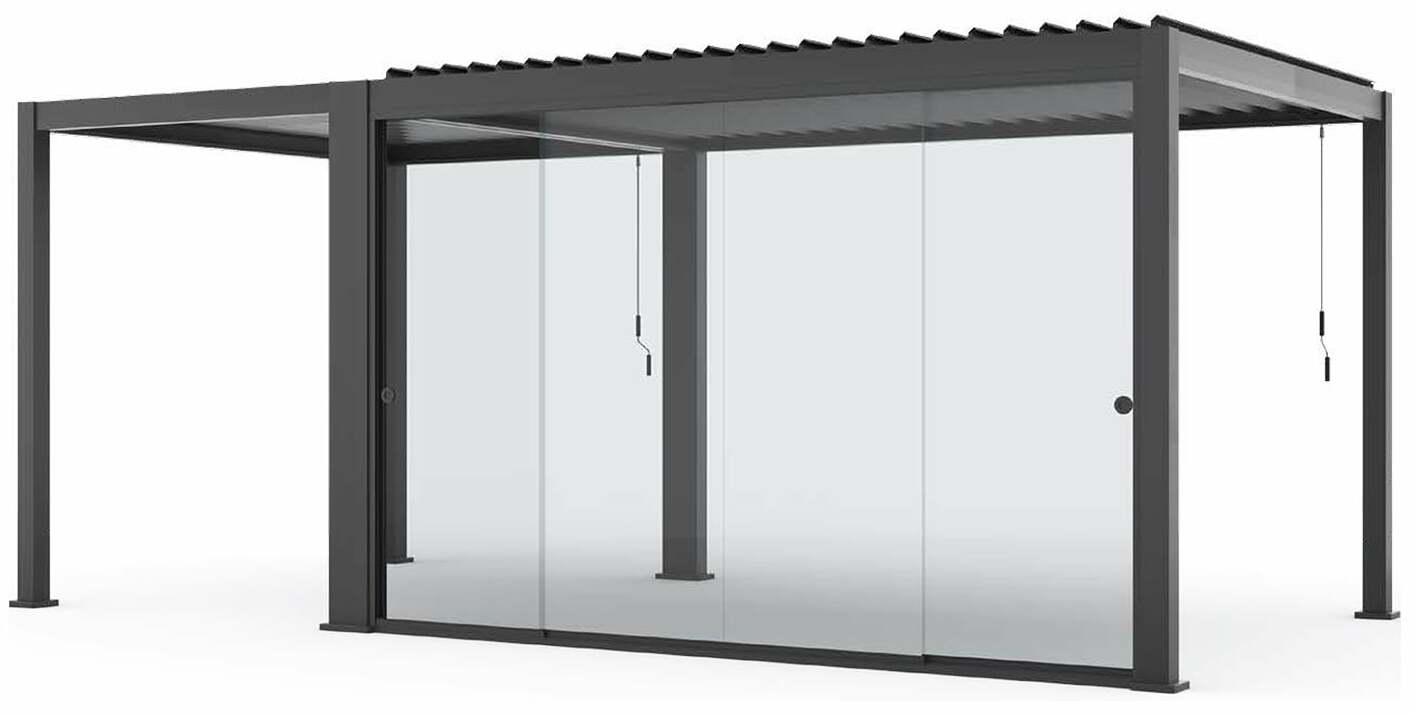 Paviljoni sein Home4you Mirador-111, 93.5 cm x 227 cm, läbipaistev v./hall v.