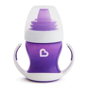 Puodelis su snapeliu Munchkin Gentle Transition 012550WWW, 118 ml, 4 mėn., plastikas, violetinė sp.