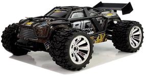  Rc automobilis Lean Toys 9035, 1:18, ruda sp./balta sp./geltona sp.