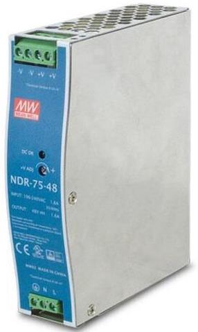 Võrgutoode Planet Din-Rail Power PWR-75-48, sinine v./hõbe v.