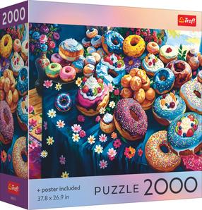 Puzle Trefl Colorful Donuts, 96 cm x 68 cm, 2000 gab.