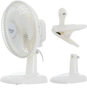 Prece ar bojātu iepakojumu. Galda ventilators Adler AD 7317, 30 W