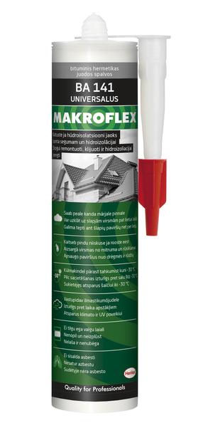 Hermetikas Makroflex BA 141 Premium, juoda sp., 0.3 l