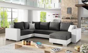 Kampinė sofa Marco Sawana 05, Soft 17, tamsiai pilka sp., dešininė, 210 x 312 cm x 92 cm