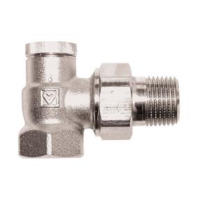 Клапан Herz RL1 Angle, 1/2 дюйма - гайка, 10 бар