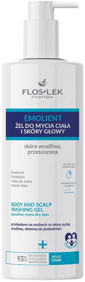 Kehapesugeel Floslek Emolient, 400 ml