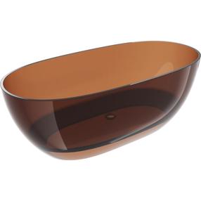 Vann, teisaldatav Mexen Pure, 170 cm x 80 cm x 58 cm, ovaalne, earth transparent v.