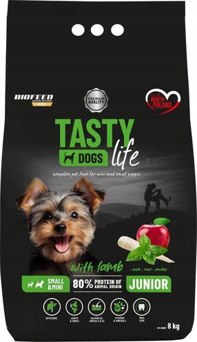 Sausā suņu barība Biofeed Tasty Life, jēra gaļa, 8 kg