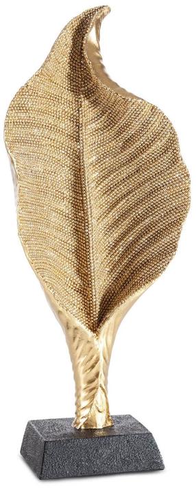 Dekoratyvinė figūrėlė Eldo Spathiphyllum, aukso sp., 14 cm x 8 cm x 34 cm