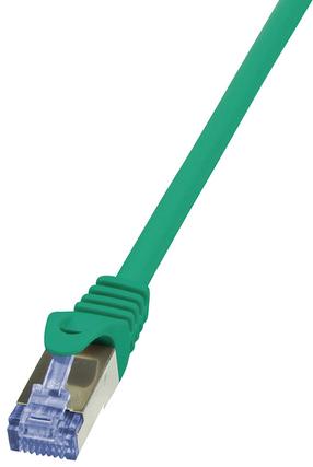 Vads Logilink Patch CAT 6A 10G S/FTP PrimeLine RJ-45 8P8C, RJ-45 8P8C, 10 m, zaļa krās.