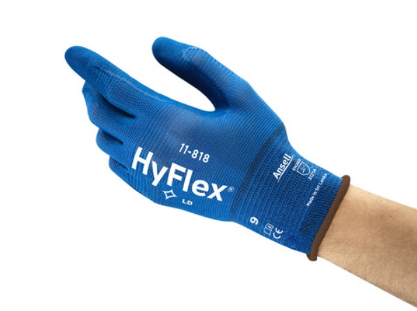 Töökindad Ansell HyFlex 11-819, sinine v., 9