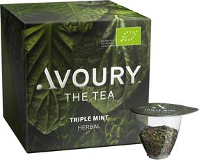 Arbatos kapsulės Avoury Triple Mint, 0.01 kg, 8 vnt.