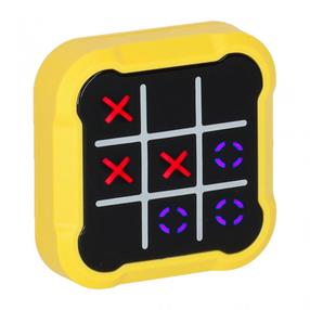 Elektroninis žaidimas Fun Tic Tac Toe, 9.5 cm, geltona sp.