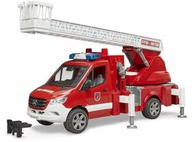  Mängu tuletõrjeauto Bruder Fire Truck Mercedes Benz Sprinter 02673, punane v.